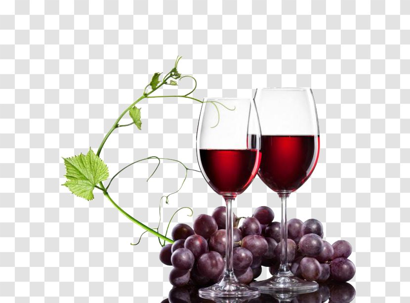 Red Wine White Shiraz Glass - Cocktail Transparent PNG
