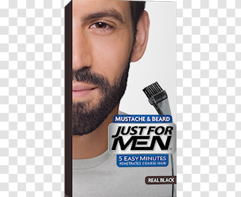 Just For Men Beard Hair Coloring Moustache - Microphone Transparent PNG