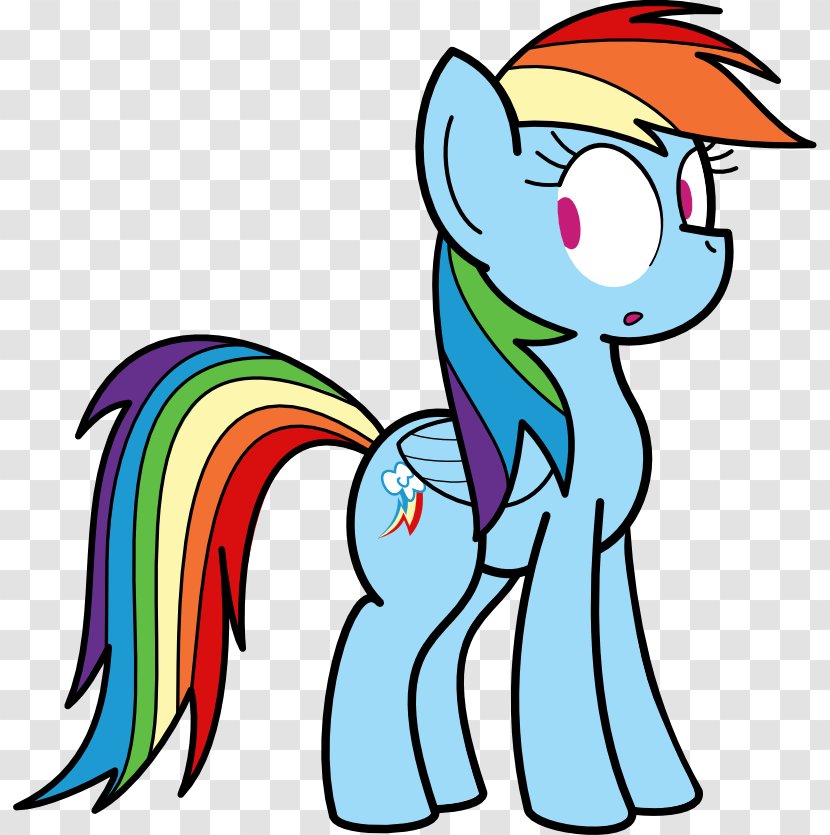 Pony Rainbow Dash Applejack Rarity Horse - Watercolor Transparent PNG