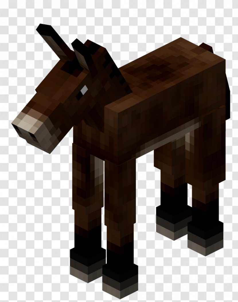 Minecraft: Pocket Edition Mule Horse Donkey - Table Transparent PNG