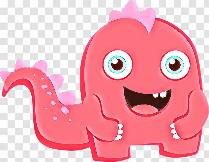 Octopus Cartoon - Animal - Smile Magenta Transparent PNG