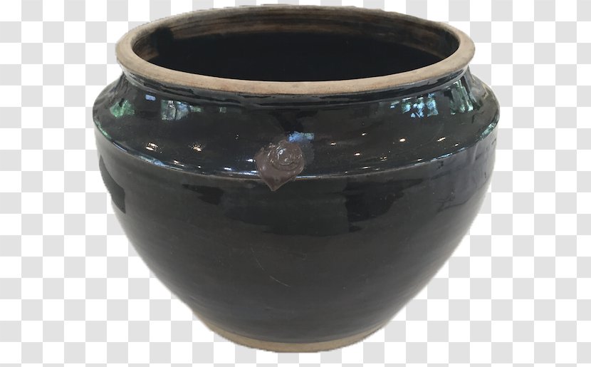 Ceramic Glaze Pottery Vase Flowerpot - Garden Transparent PNG