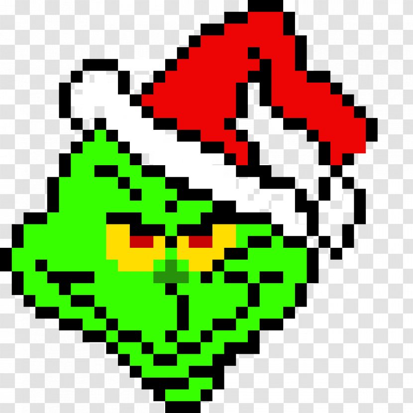 How The Grinch Stole Christmas! Pixel Art - Christmas - Dr. Seuss Transparent PNG