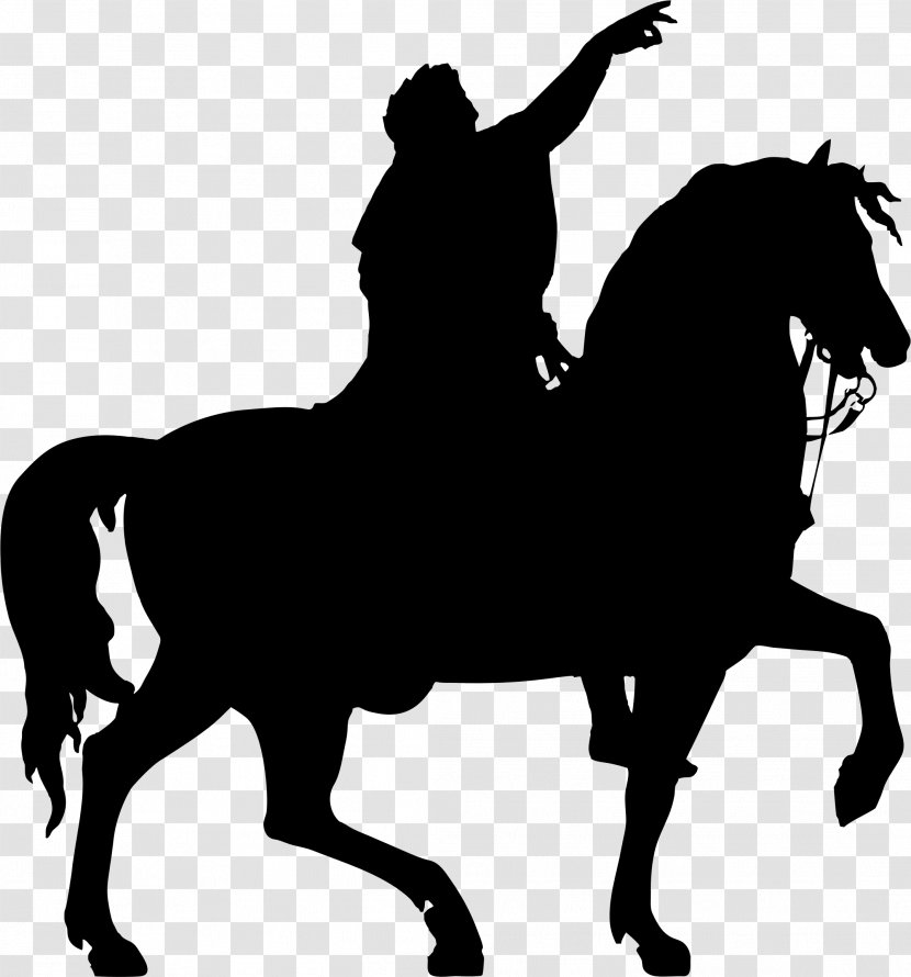 Equestrian Statue Silhouette - Horse Riding Transparent PNG