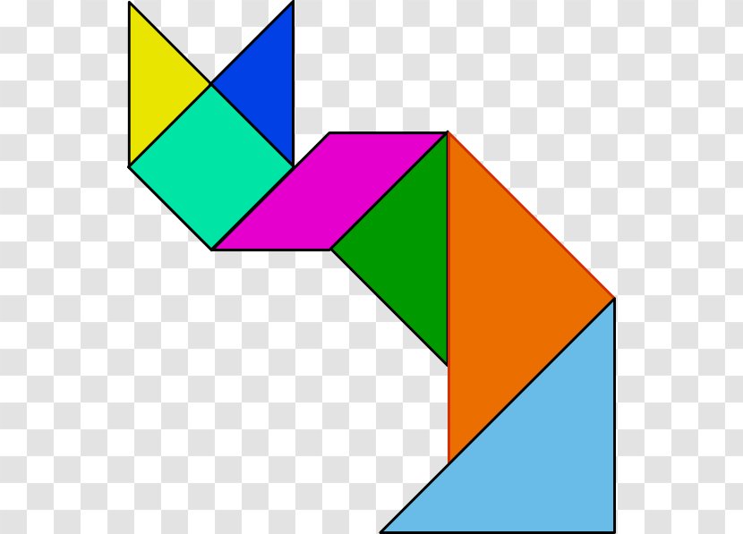 Chess Tangram Puzzle Game Clip Art - Math Shapes Transparent PNG