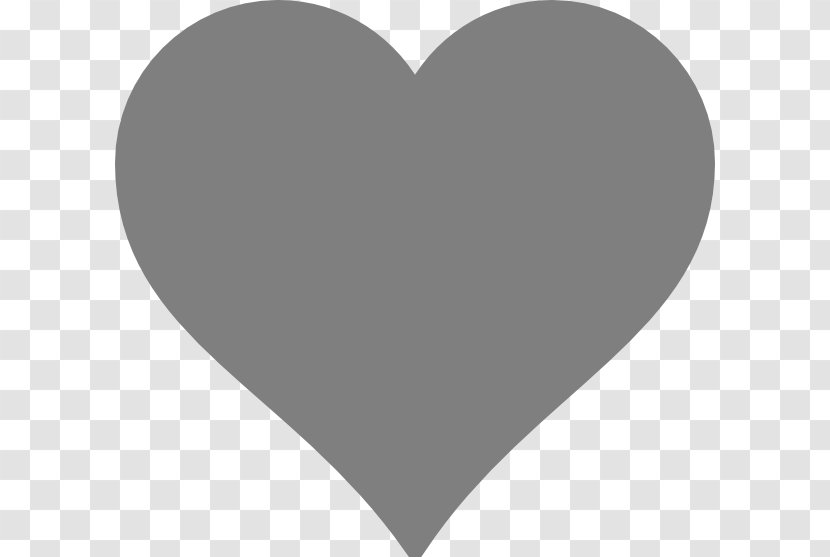 Heart Angle Pattern - Cartoon - Grey Cliparts Transparent PNG