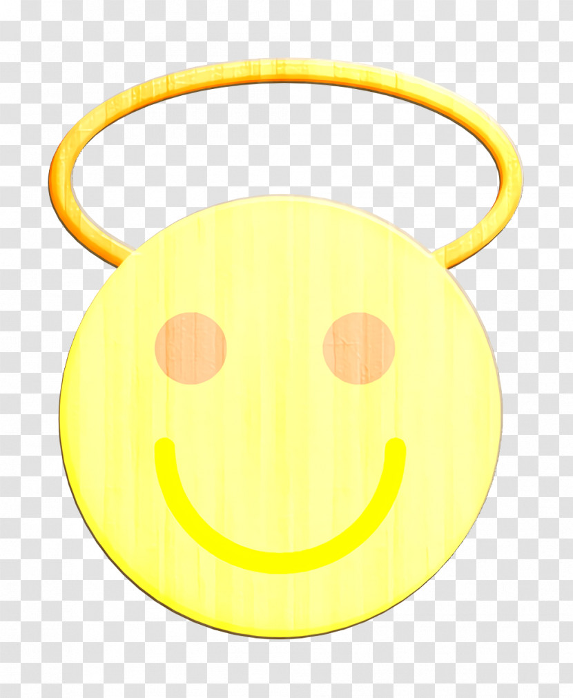 Emoticon Set Icon Angel Icon Transparent PNG