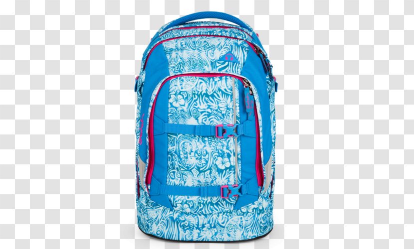 Satch Pack Backpack Ergobag PencilBox Pen Case Aloha Blue Batik Satchel - Student Transparent PNG