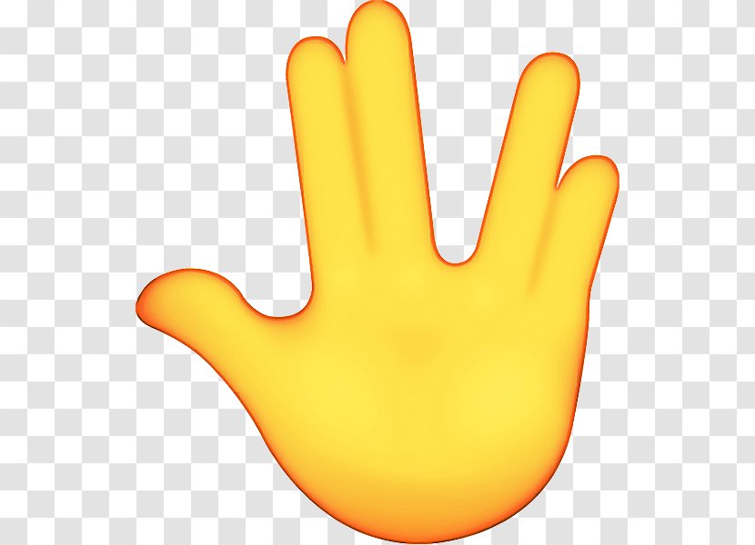 Yellow Background - Thumb - Gesture Hand Transparent PNG