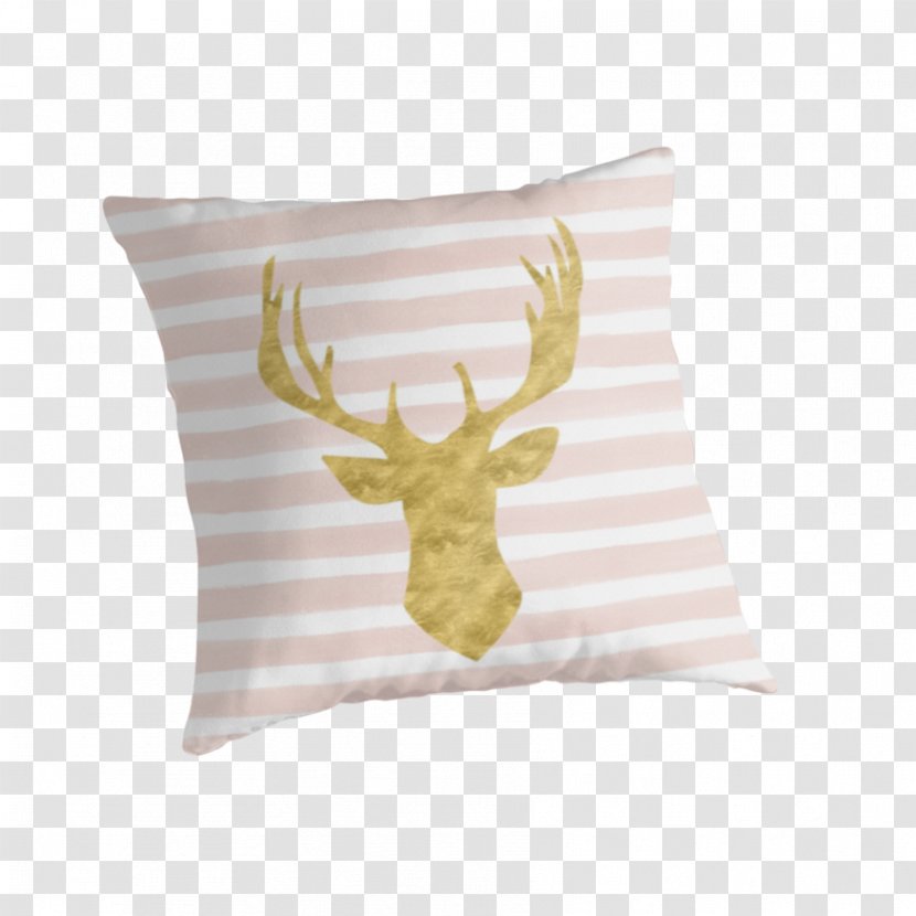 Reindeer Throw Pillows Antler Textile Transparent PNG