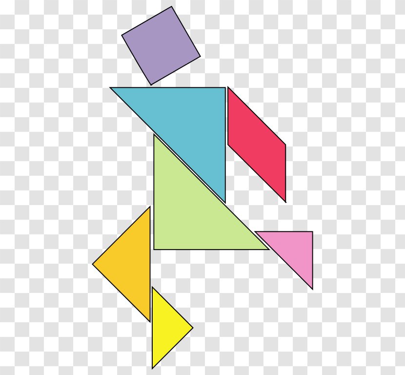 Tangram Jigsaw Puzzles Game Child - Dissection Puzzle Transparent PNG