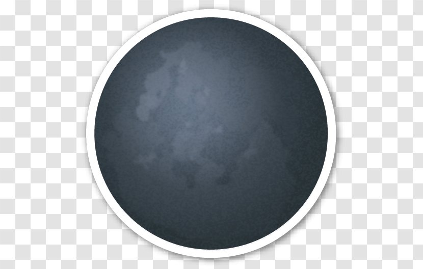 Sticker Emoji Symbol Emoticon New Moon - Quantity - Flat Lay Real Object Transparent PNG