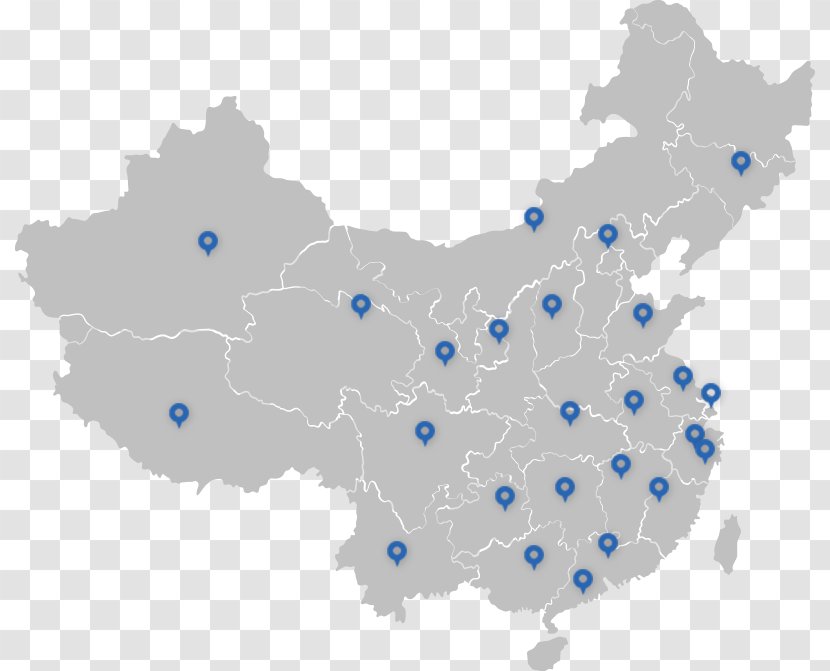 China World Map Transparent PNG