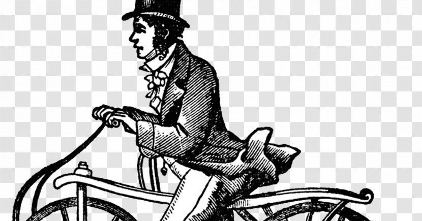 History Of The Bicycle Saddles Dandy Horse Cycling - Frame - Man On Transparent PNG