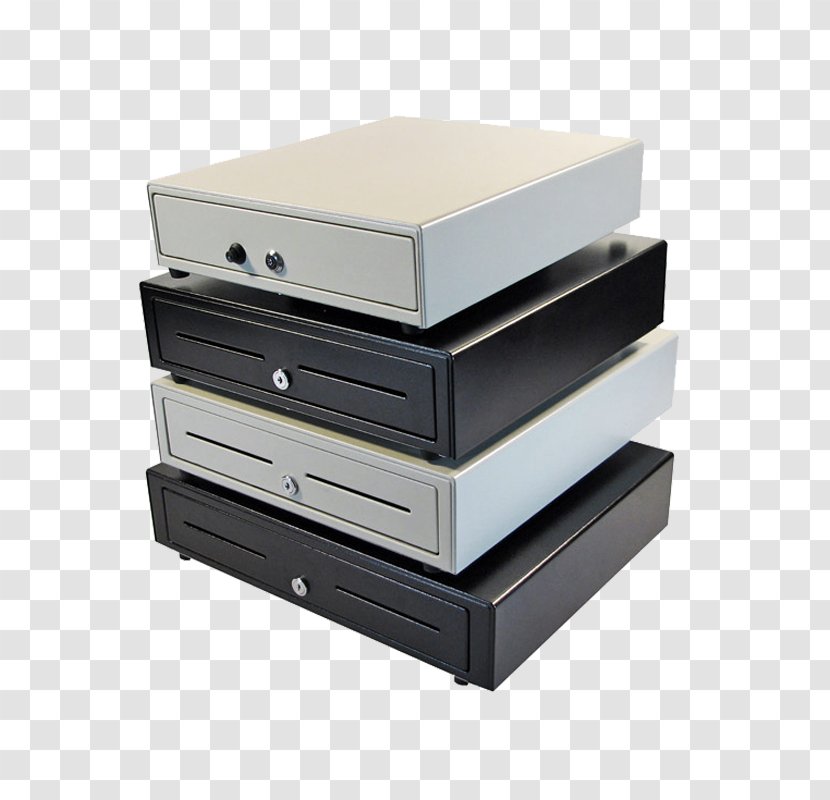 Drawer Money Cash Register Point Of Sale Sales - Computer - Box Transparent PNG