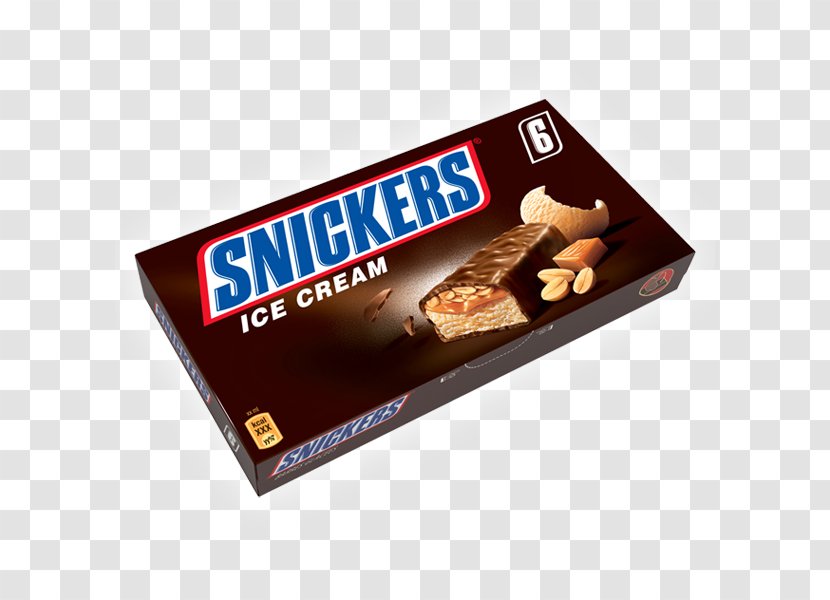Chocolate Bar Ice Cream Mars Snickers - Snack - Glass Transparent PNG