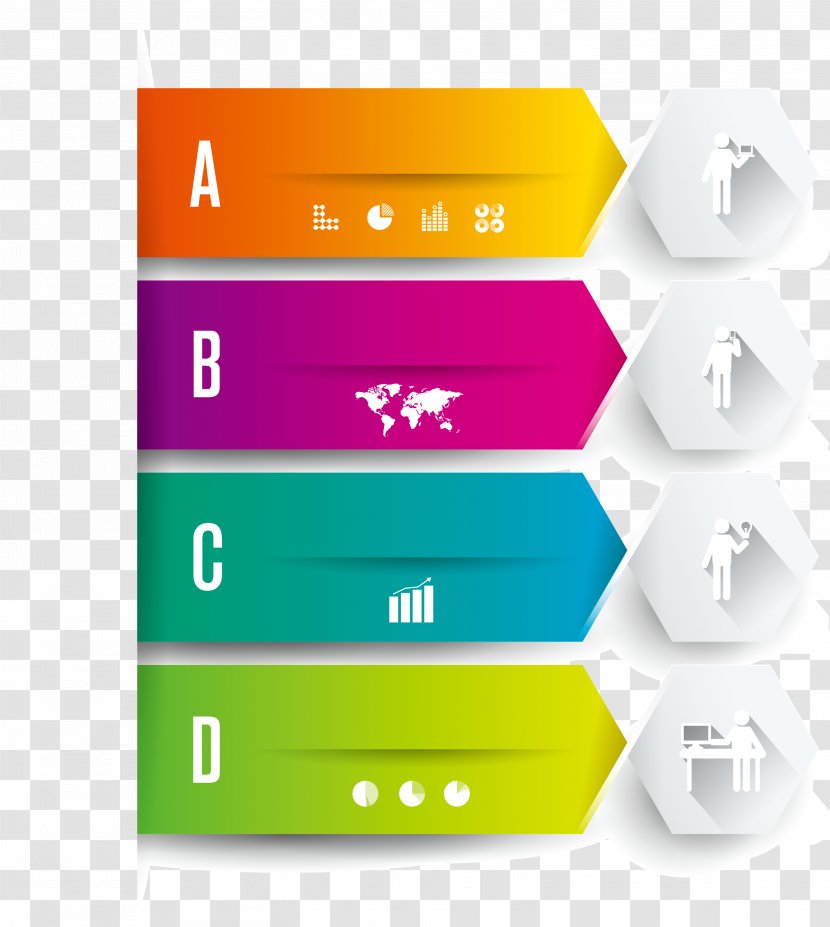 Infographic - Flowchart - PPT Chart Transparent PNG