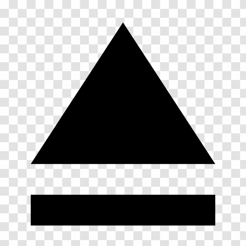 Monochrome Black Brand - Pyramid Transparent PNG