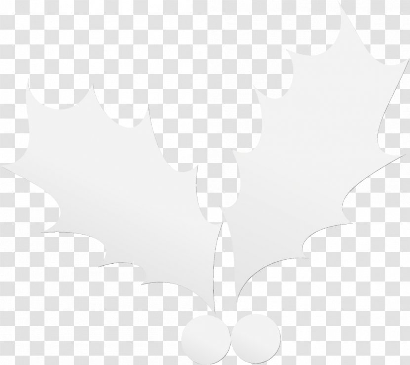 Maple Leaf - Watercolor - Blackandwhite Plane Transparent PNG