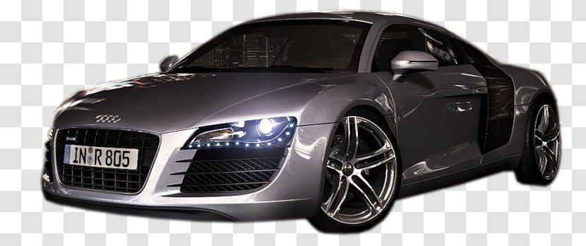 Car Audi R8 Vehicle - Highdefinition Video - Cool Sports Material Free To Pull Transparent PNG