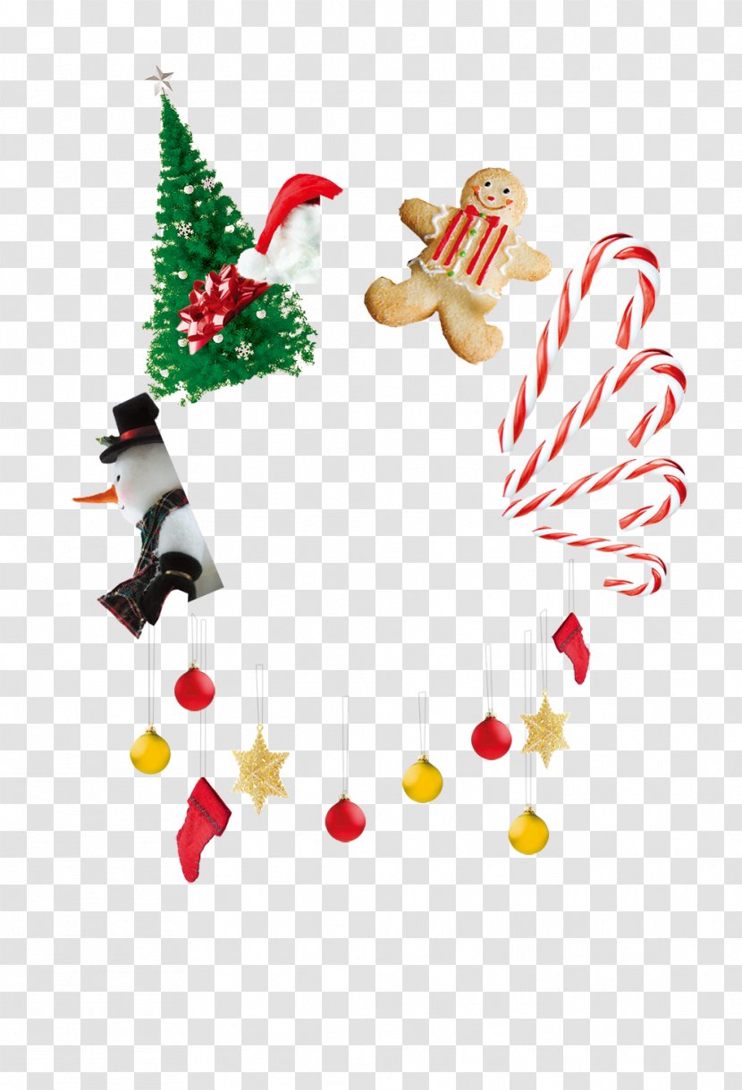 Christmas Tree Snowman - Socks Cookies Transparent PNG