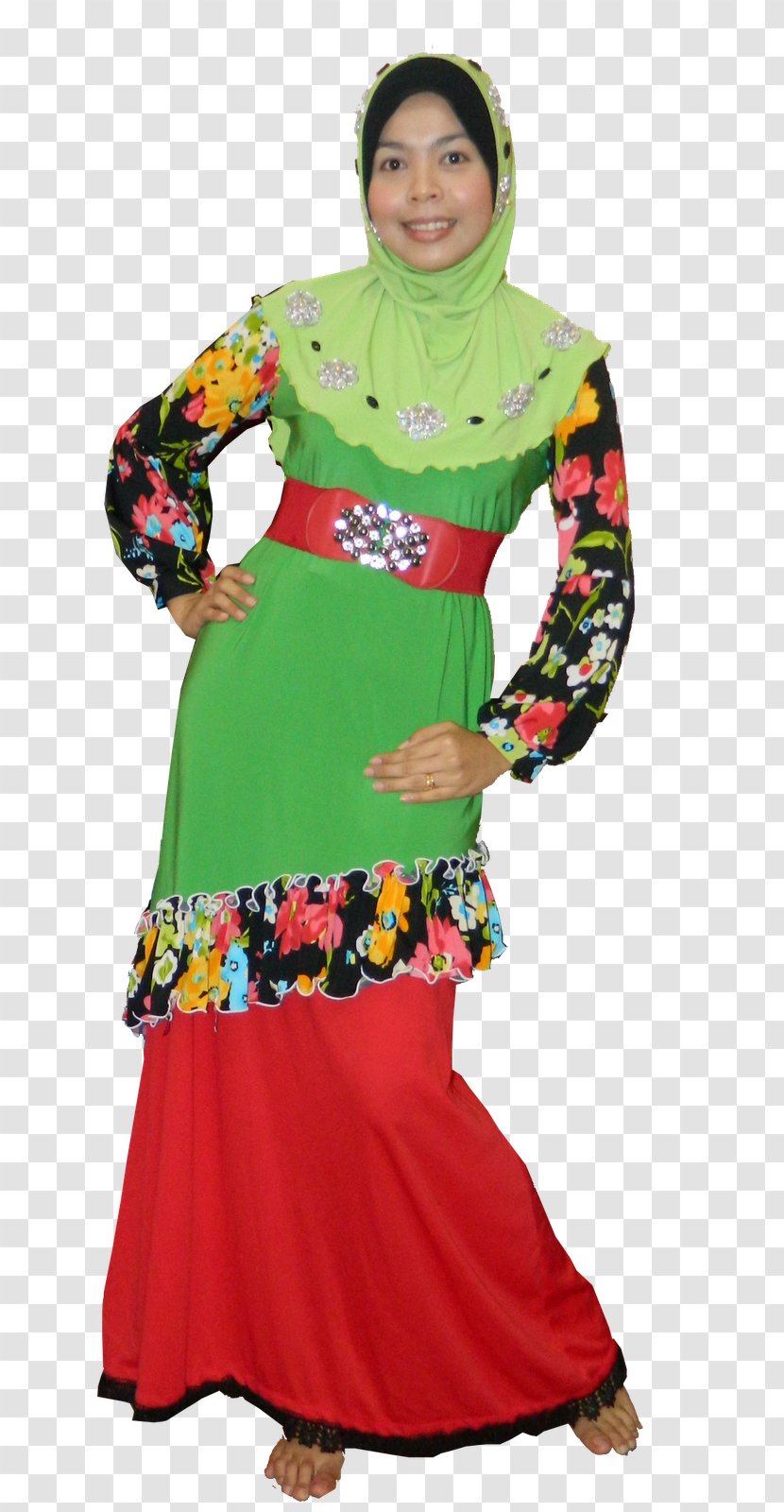 Baju Kurung Melayu Costume Sleeve Boutique - Cartoon Transparent PNG