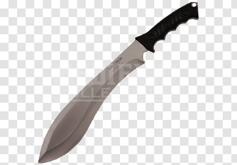 Bowie Knife Machete Hunting & Survival Knives Blade - Cold Weapon Transparent PNG