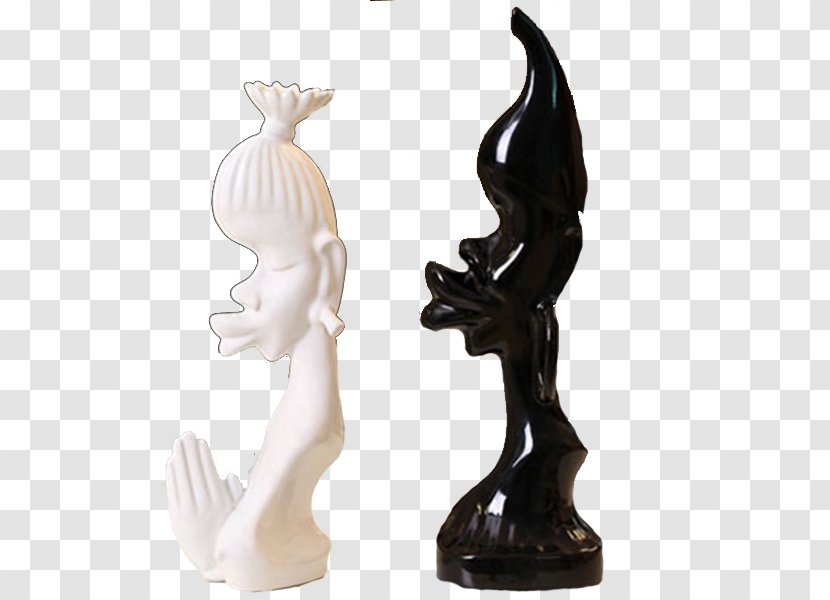 Ceramic Decorative Arts Porcelain Handicraft Ornament - Statue - Wedding Decoration Doll Transparent PNG