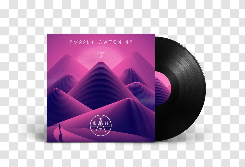 Text Purple Cwtch EP Font - Violet - Vinyl Flyer Transparent PNG
