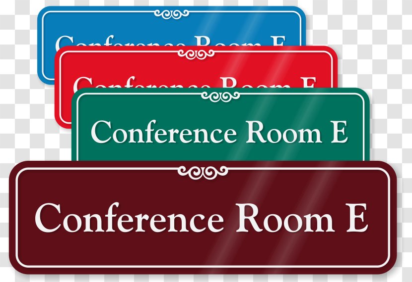 Door Hanger Sign Business Room Meeting - Brand - Conference Transparent PNG