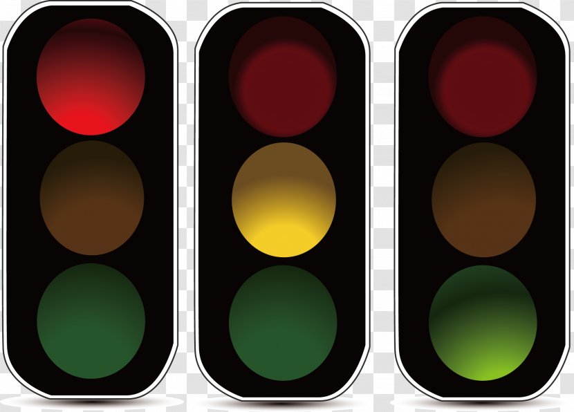 Traffic Light Icon - Lighting - Lights Vector Transparent PNG