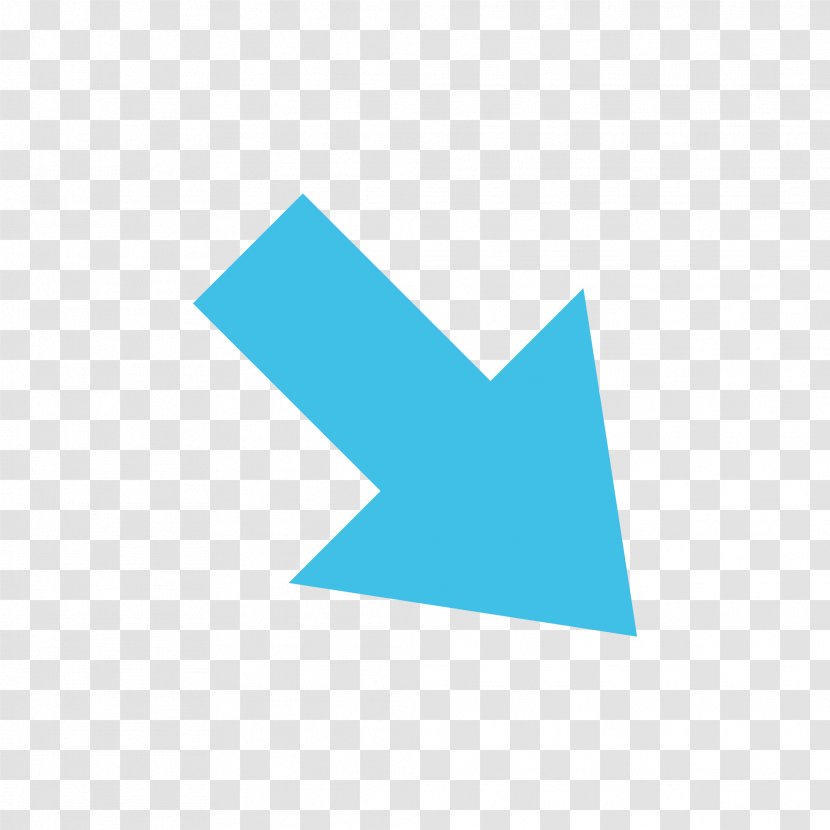Emoji Arrow Cascading Style Sheets Unicode Symbol - Blue Transparent PNG