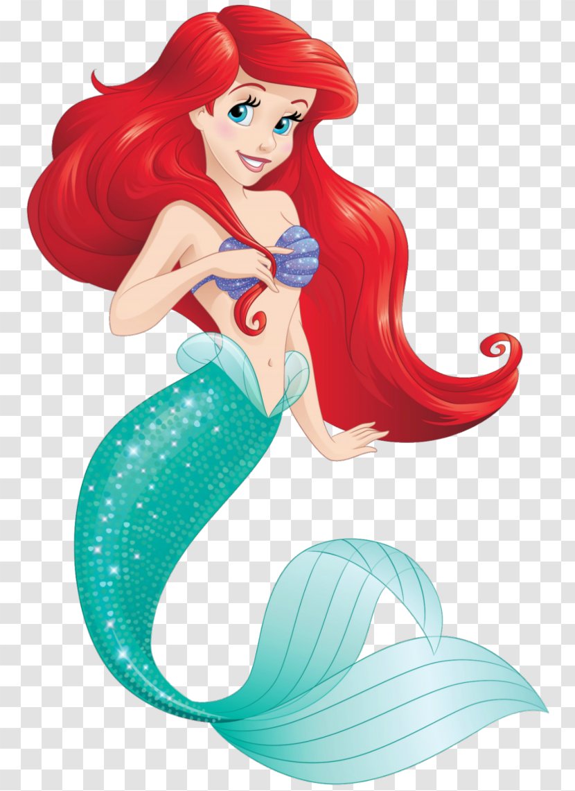 Ariel Rapunzel Princess Jasmine Aurora The Little Mermaid - Heart - Tail Transparent PNG