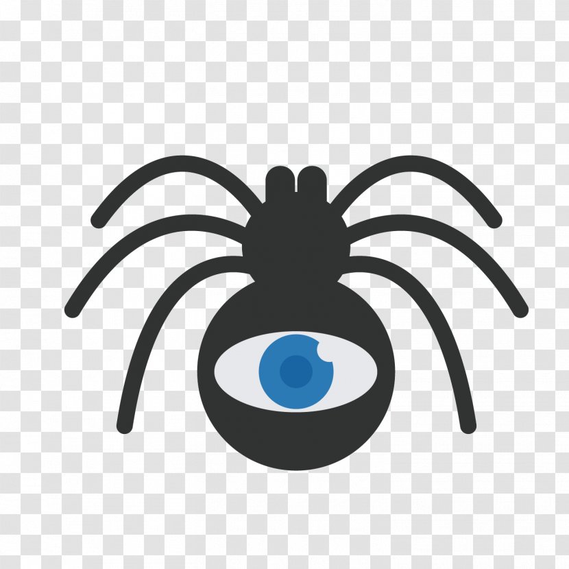 Spider ICO Icon - Design - Black Transparent PNG