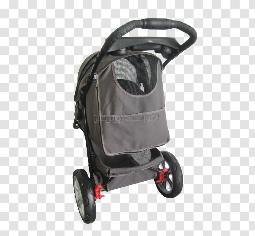 black vintage stroller