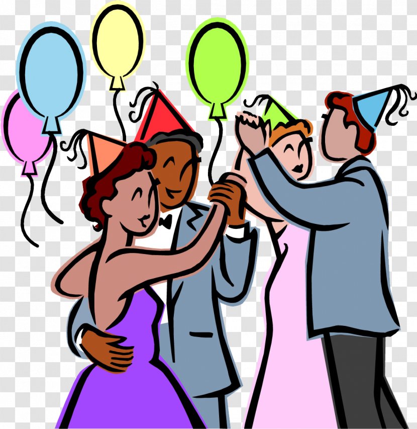 Dance Hall Serial Comma Party - Cartoon Transparent PNG