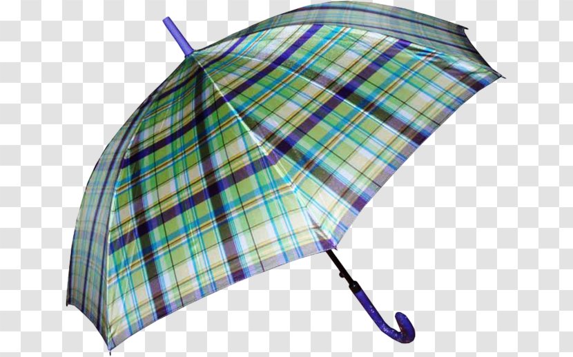 Umbrella Cartoon - Plaid - Textile Transparent PNG