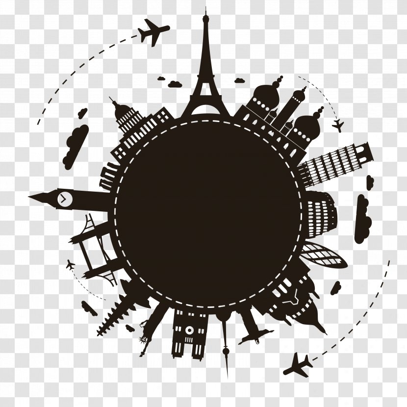 Package Tour Travel Agent - Tourism - Earth Silhouette Transparent PNG