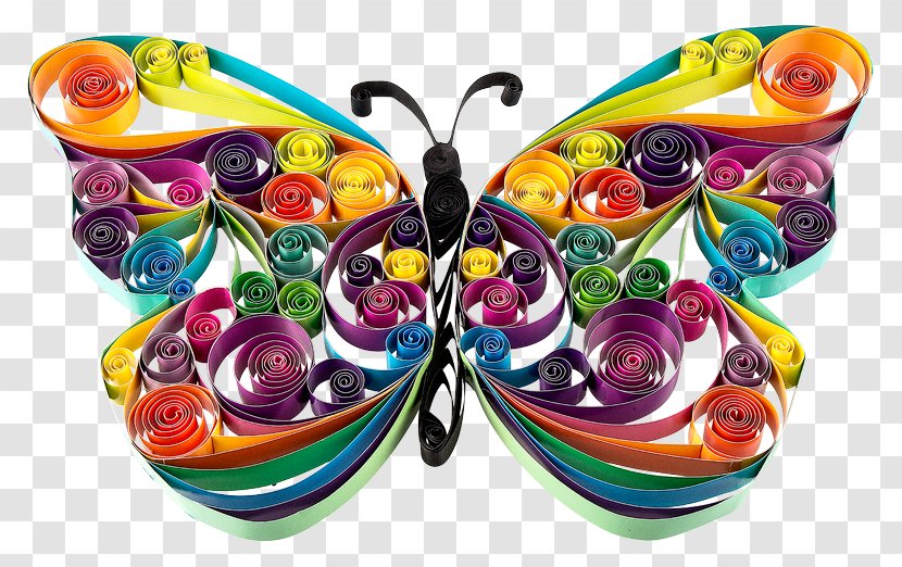 Quilling Template Paper Microsoft Excel JQuery - Butterfly - Falt Design Transparent PNG