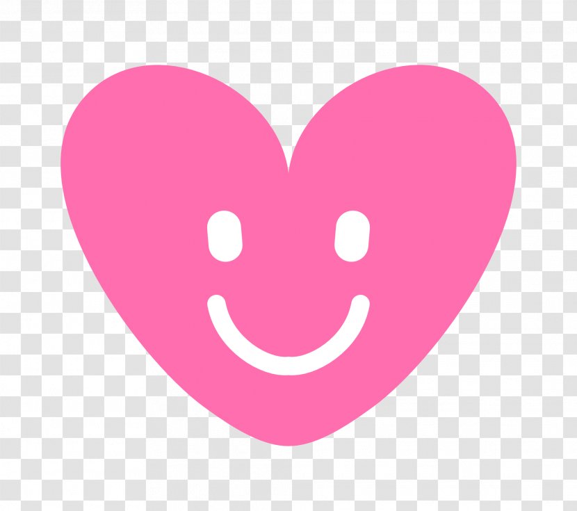 Pink Smile Heart. - Heart - Tree Transparent PNG