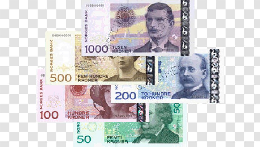 Norway Banknotes Of The Norwegian Krone Currency Swedish Krona - Banknote Transparent PNG