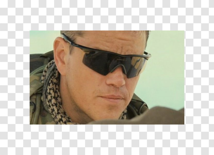 Green Zone Matt Damon Iraq War Sunglasses Film Director - Cool Transparent PNG