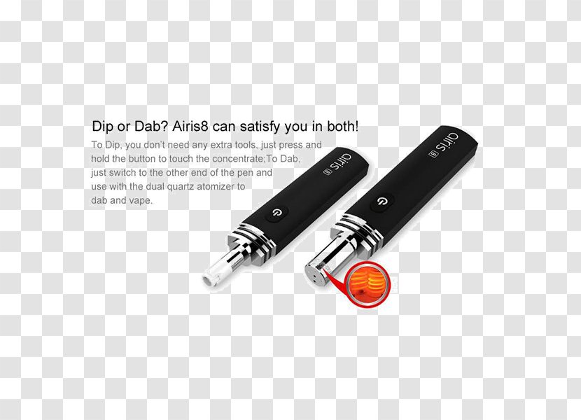 Vaporizer Electronic Cigarette Head Shop Tobacco Pipe Dab - Tobacconist - Rip N Dip Transparent PNG