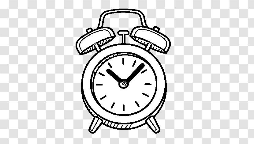 Alarm Clocks Drawing Coloring Book Watch - Clock Transparent PNG