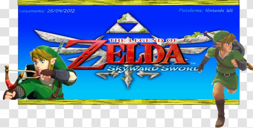 The Legend Of Zelda: Skyward Sword Link Action & Toy Figures Video Game - Advertising - Stylish Flyer Transparent PNG