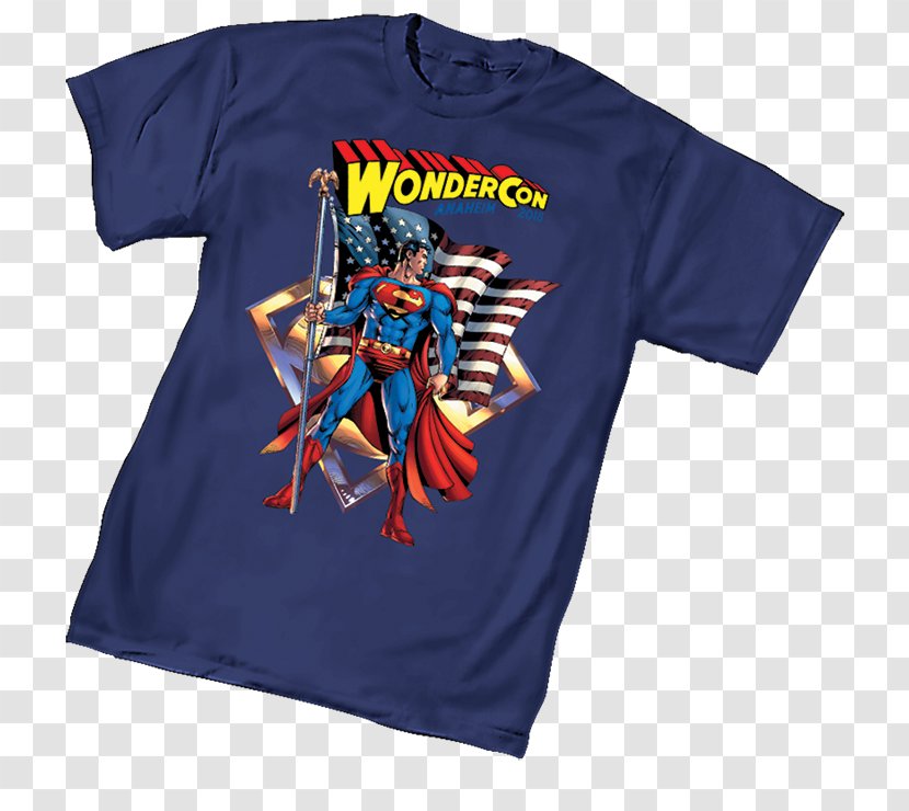T-shirt Superman San Diego Comic-Con 2018 WonderCon Batman - Red Transparent PNG