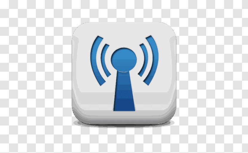 Wi-Fi Wireless Mobile Phones Symbol - Blue And White Business Brochure Template Transparent PNG