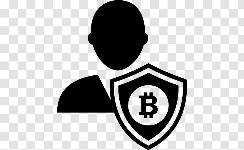 Bitcoin - Black And White - Brand Transparent PNG