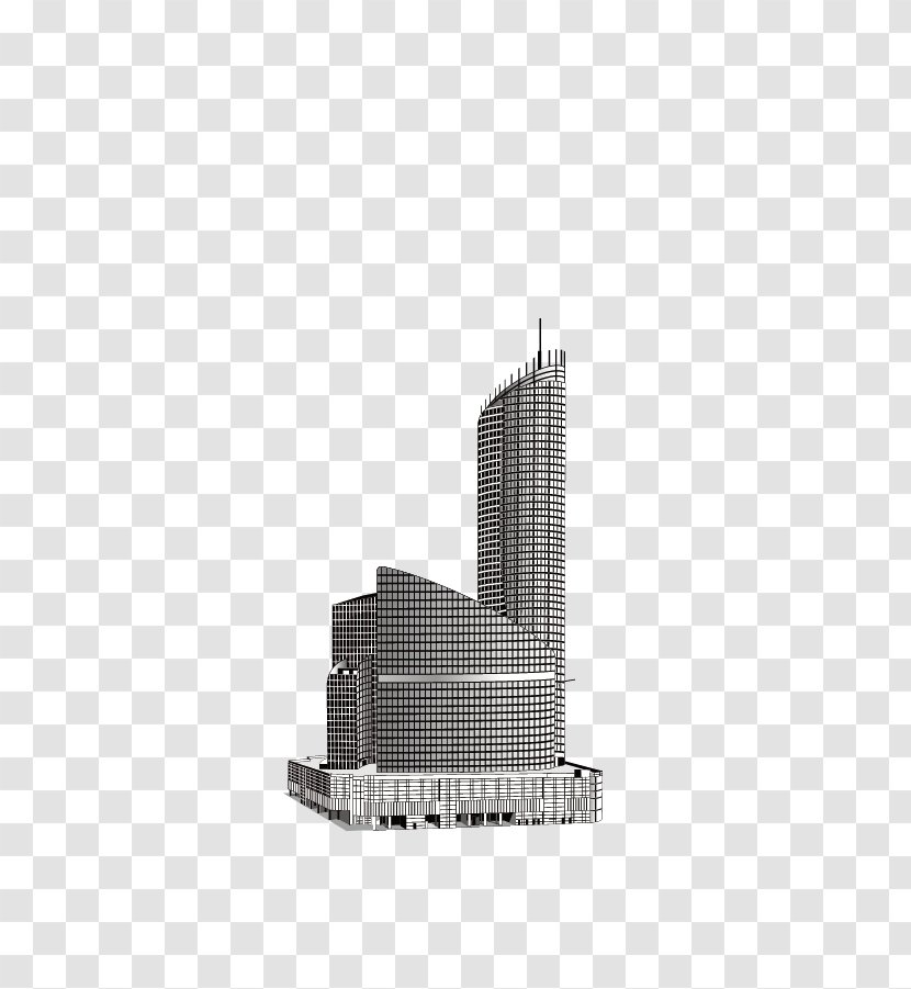 Skyscraper Black And White - Landmark - World Skyscrapers Transparent PNG