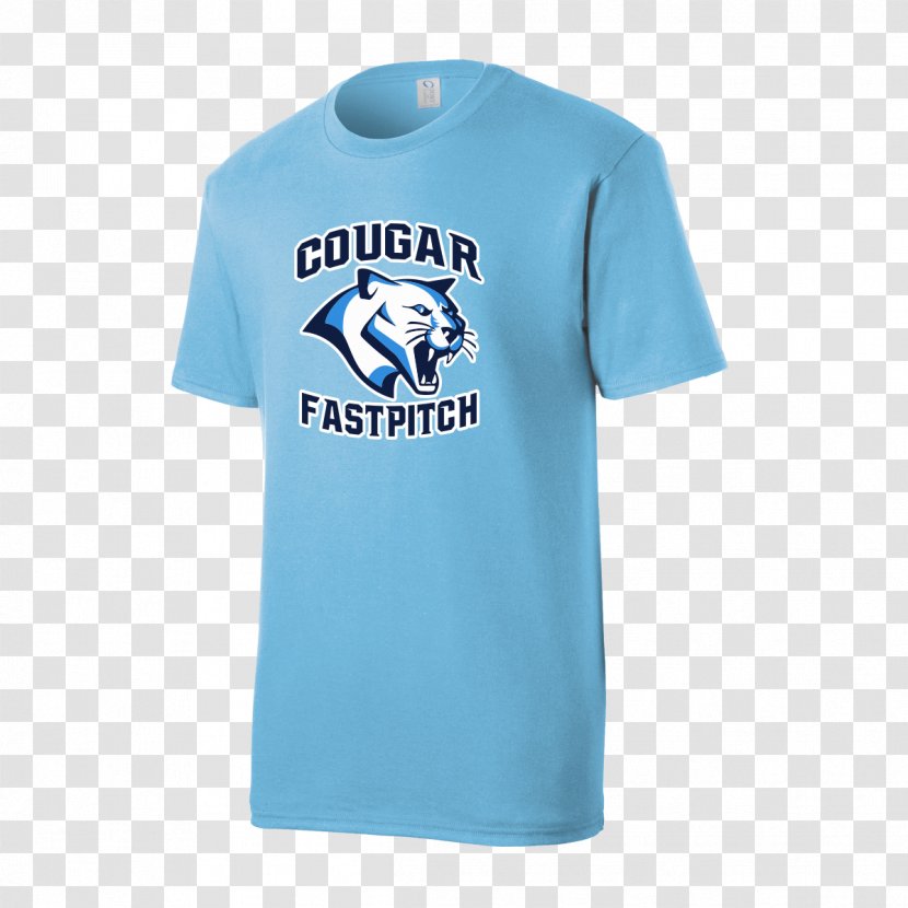 T-shirt Sports Fan Jersey Sleeve Tops - Uniform - Light Blue Shirt Transparent PNG